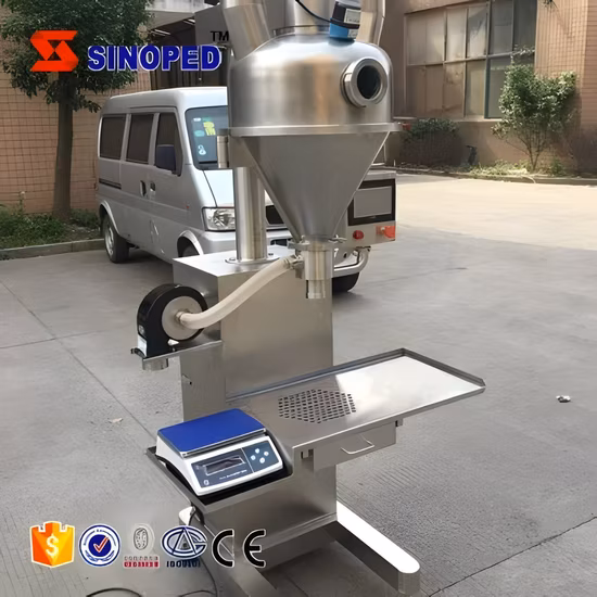 Máquina automática de llenado de polvo de barrena de tipo rotativo